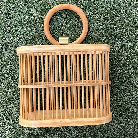 cult gaia Handbags - Cult Gaia Bamboo Handle Bag